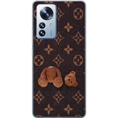 Yhteensopiva Puhelinkuori Xiaomi Xiaomi 12 Pro Graafinen monogrammikuvio, jossa taiteellisesti muotoiltu nalle