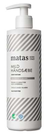 3 for 2 - Matas Striber Mild Håndsæbe Uden Parfume 400 ml, Skincare, Håndpleje, Håndsæbe