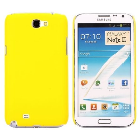 Hard Shell (Keltainen) Samsung Galaxy Note 2 Suojakuori