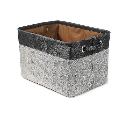 Opbevaringskurv til hundelegetøj, lærredstaske til hunde, foldbar opbevaringsboks til kæledyrslegetøj, linnedopbevaringsboks, hundeartikler