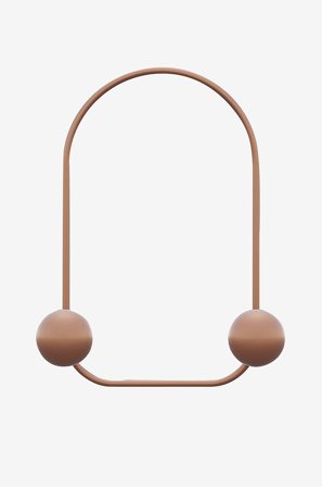 Hanah Home - Väggkrok i metall - Casey - Koppar - Småförvaring - Från Homeroom