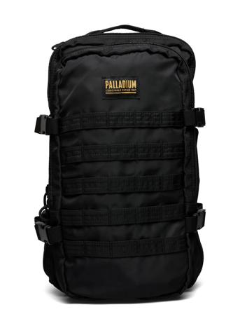 Baroudeur Nylon Ryggsäck Väska Svart Palladium