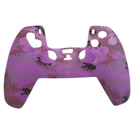 Playstation 5 / PS5 Silikon Skin skal - Mönster Lila