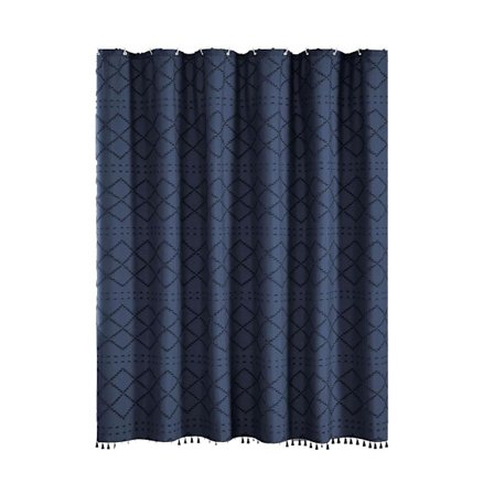 Vattentätt Duschdraperi Mögelresistent För Badrum Badkar Vattentätt Blå
