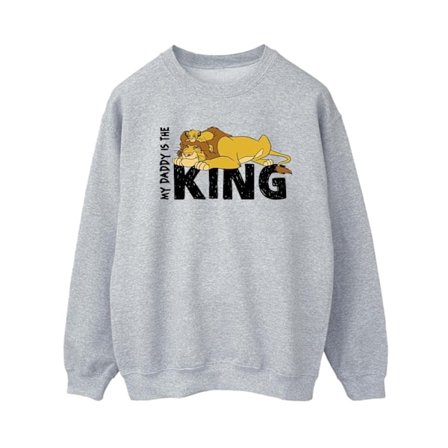 Disney Dam/Dam The Lion King Daddy Is King Sweatshirt M S