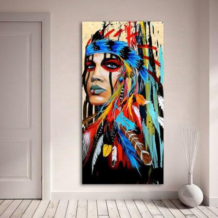 Moderne kunst dekoration maleri (HZ4098 kun med 60 * 120 cm kerne) vit