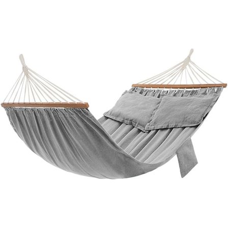 Rootz hængekøje - Puder - Stof - Træ - Grå - 210 x 150 cm