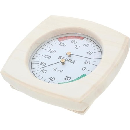 Dörrtemperaturmätare Bastu Hygrometer Termometer Fuktighetsmätare