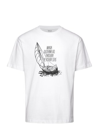 Makia Sail T-Shirt - White - L