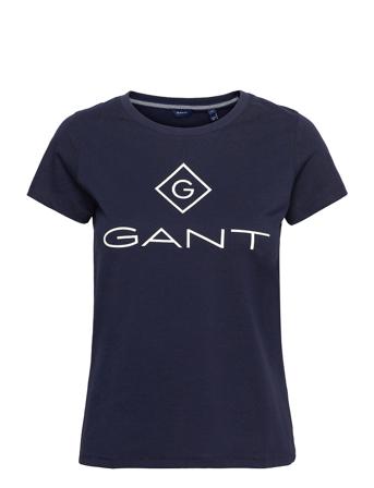 Lock Up Ss T-Shirt T-shirts & Tops Short-sleeved Marineblå GANT