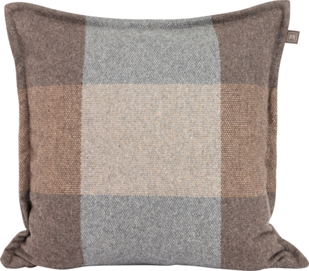 Halvor Bakke Putetrekk Ulundi Resirkulert-Ull Brun-Beige 50x50