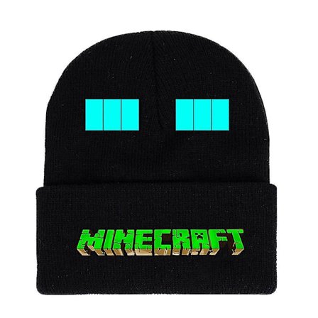Minecraft Game Trykt Hue Strikket Hat Børn Drenge Piger Klassisk Vinter Varm Ski Cap Gaver [db]