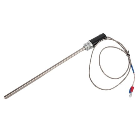 M12 Sondtyp Termoelement K Typ Rostfritt Stål Temperatursensor Temperaturprob 1m