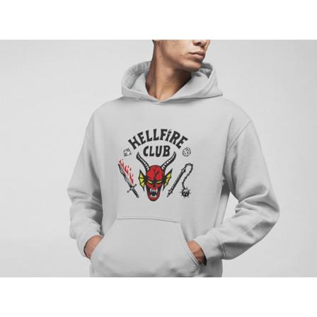 Hellfire Ask Hoodie Huvtröja T-shirt Stranger Things S