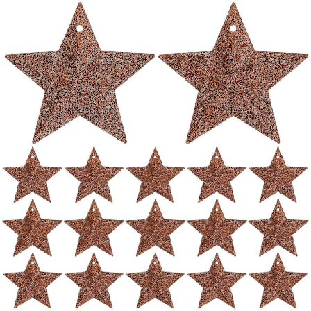 50 stk Rustne Stjerner Håndverk Rustikk Juler Jernstjerner Smykker Vintage Stjernepynt Til Festival