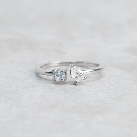 Förlovningsring Snöbär, 18K vitguld - Förlovning- och vigselringar