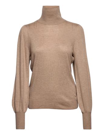 Rosie Knit T-Neck Brown Second Female