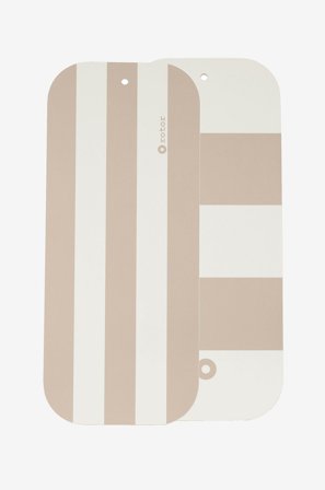 Rotor design - Vändbar skärbräda Stripes - Beige - Skärbrädor - Från Homeroom