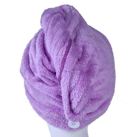 Microfiber Hårtorkhandduk Ultraabsorberande Twist Hair Turban Torklock Hårinpackning