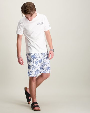 MC2 Saint Barth PRINTED BOY SWIM SHORT Blå Badetøy/Badekåper Gutt - Kids Brand Store