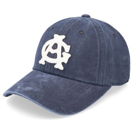 American Needle - Blå unconstructed Keps - Chicago American Giants Archive Navy Dad Cap @ Hatstore