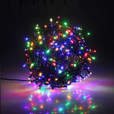 Höstdekoration ljusslinga, 20M 200 LED Halloween ljusslinga orange inomhus ljusslinga 8 lägen vattentät, färg