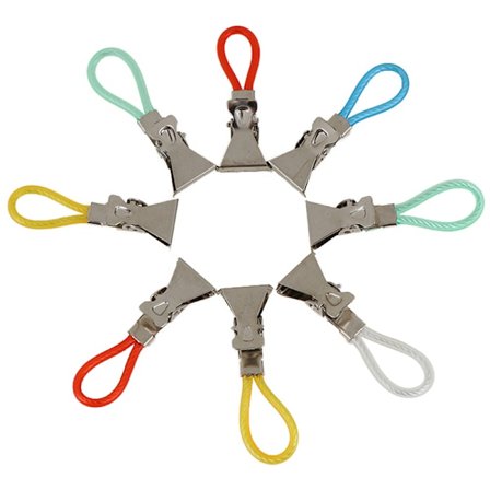 8 kpl Pyyhekiinnikkeet Pyyhkeet ripustin Teepyyhepyyhekoukku