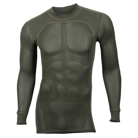 Aclima WoolNet Crew Neck Man Men base layer tops Green L