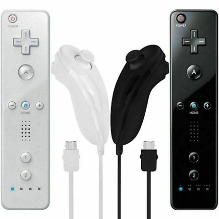 Inbyggd Motion Plus Wireless Remote Gamepad Fjärrkontroll Joystick Joypad