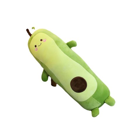 Plyschleksaker - lång avokado 50 cm