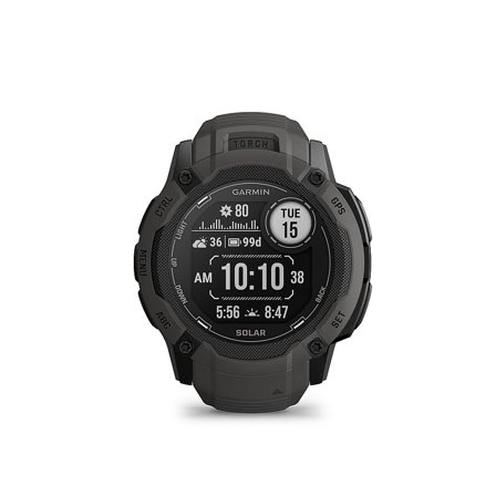 Garmin Instinct 2X Solar GPS-smartwatch Graphite, Tøj & Bolig, Træningsudstyr, Sports- & Pulsure