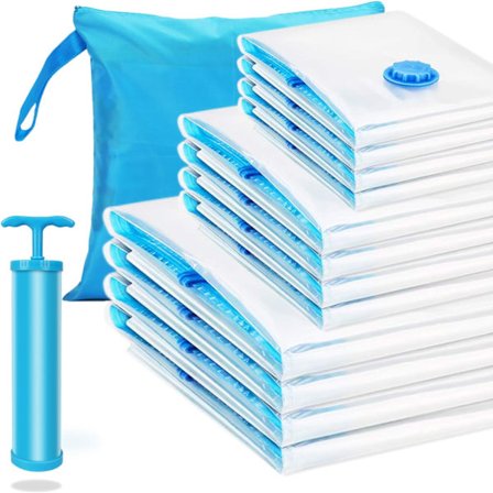 Vakuumoppbevaringspose Vakuumpose med pumpe for dyner madrasser seng