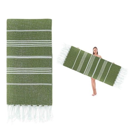 Tyrkisk Strandhåndkle Oversized 90*180cm 100% Bomull Sandfri Svømmehåndkle Lett Reisehåndkle
