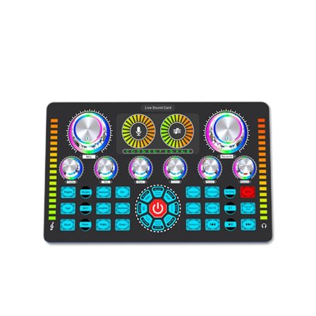 Live Sound Card Studio Record Soundcard Bluetooth Mikrofon Mixer Stemme Changer Live Streaming Sou
