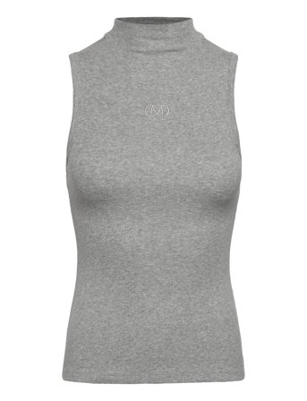 Cmsiv-Top Is A Tight-Fitting Top In A Thick And Stretchy Material With A Ribbed Grey Copenhagen Muse