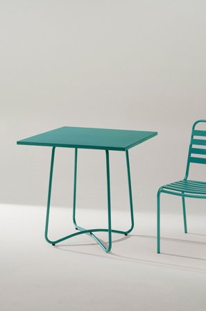 Jotex - Bord 74x74 Cm Petrolblå - ANTIBES - Kjøp Hagebord hos Jotex