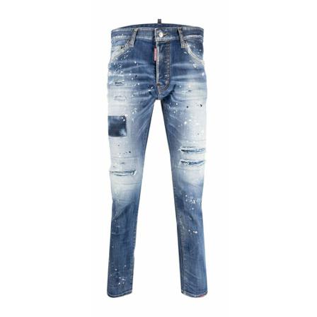 Dsquared2 Slim-fit Jeans , Blauw , Heren , Maat: L