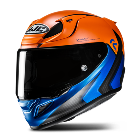 Casque Intégral HJC RPHA 12 Kos Orange/Bleu/Noir M