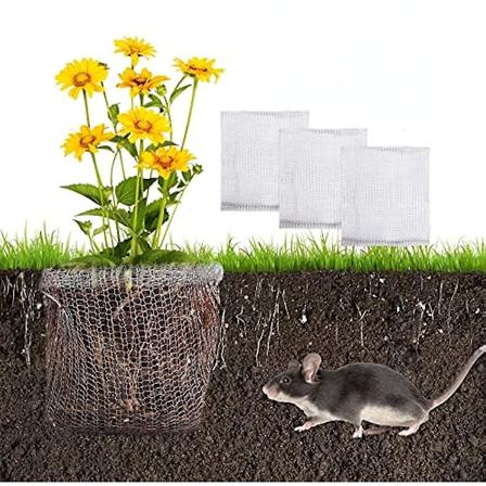 3 stk plante rotbeskyttelseskurver Gopher og vollmosetrådkurver, rustfritt ståltråd dyrebur Plantekurver for planter Rotbeskyttelse L 35x35cm