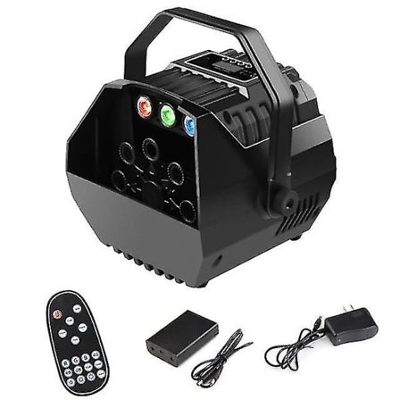 LED Mini Boblemaskine Scene Effekt Boblemaskine Bryllup Scene Romantisk Boble Dekoration