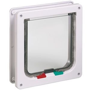 Katteluke 4-veis med Tunnel - Hvit