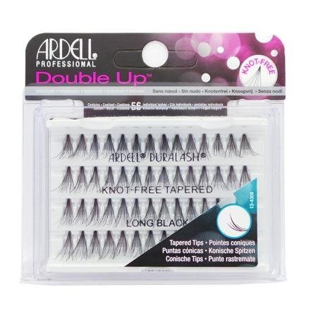 Ardell Double Up Individual Knot-Free Tapered Long Black Black