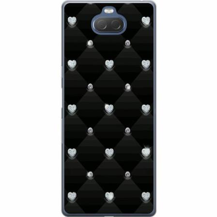 Sony Xperia 10 Mjukt Skal - Bling Heart