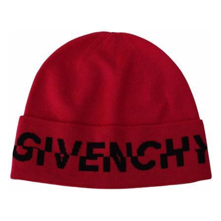 Givenchy, Beanie Rood, unisex, Maat:ONE Size