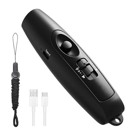 Elektronisk fløjte med USB-opladning, nødfløjte til dommere, trænere, lærere, til udendørs sport [D]