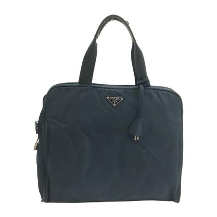 Prada Vintage, Pre-owned Large Shoulder Bag Blauw, Dames, Maat:ONE Size