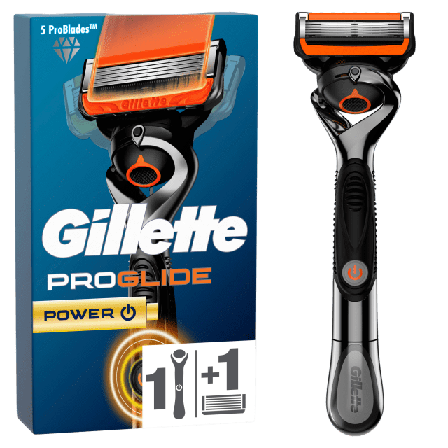 Gillette ProGlide Power rakhyvel för män, 1 rakblad Rakning Herr PCS