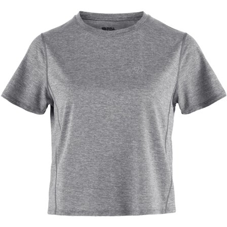 Fjällräven Women's Abisko Day Hike Short Sleeve T-Shirt in Shark Grey | Size: Large, Polyester