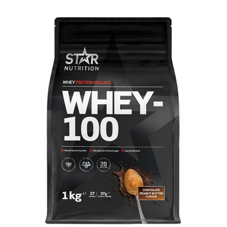 Star Nutrition Whey-100 Myseprotein 1 kg