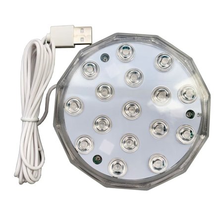 USB-liitäntä akvaariovalaisin LED28-näppäimen langaton kaukosäädin 16-valoinen sukellusvalo kylpyamme jääkaappi magneettinen valoa lähettävä yövalo